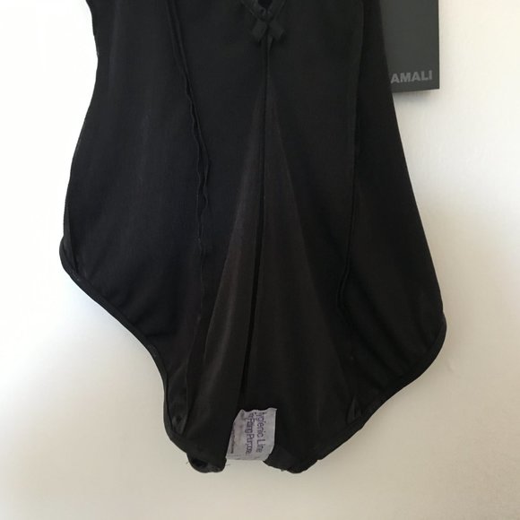Norma Kamali Wonder Women's One-Piece Black Swimsuit Size XS and S - Picture 14 of 14